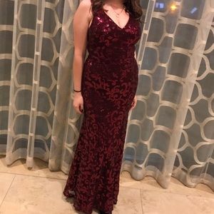 Deep Red Formal Dress